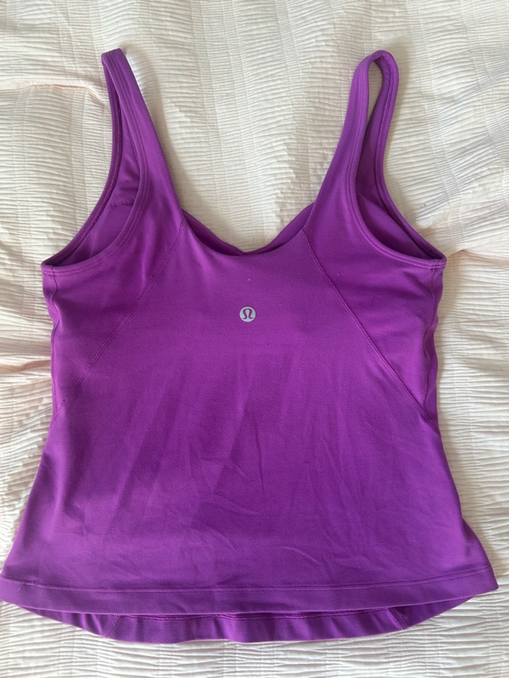 lululemon athletica Bright Purple align tank. SIZE 6. Waist length.